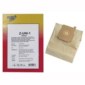 Filterclean Vacuum Cleaner Bags - Z-uni-1 - Z100 000294-k Dust Bags X 5