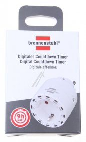 Brennenstuhl Clock Timer - Digitaler Countdown Timer Dc 2013 Weiss