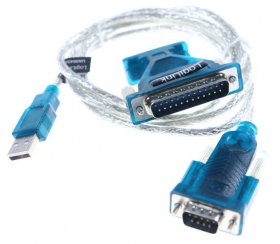 Logilink Usb-adaptor - Usb 2.0 Zu Seriell Adapter, 9+25 Pin - UA0042B