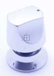 Control Knobs - C00648284 488000648284 Hob Knob Satin Spring-nut Opera [Whirlpool Indesit]