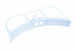 Compatible Fluff Filter - Lint Filter Alternative For Whirlpool-indesit 482000022831 C00113848