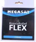 Megasat Koaxconnector - Koaxialkabel Flex 3,0 M Mit 2 F-steckern - Hochflexibel Fur Den Mobilen Einsatz