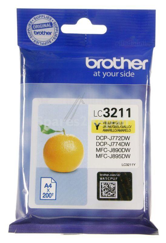 Brother Cartridge - Lc3211y Yellow Ink Cartridge