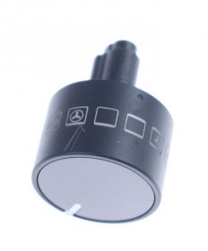 Control Knobs - 9072221 Knob 38 Black Ha 13000a [Amica]