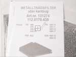 Faber Franke Roblin Metal Grease Trap - 131274 112 0170 435 Metal Mesh Filter For 400 Series