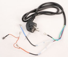 Mains Power Lead - Ms-209011 Eu Cable Black Pre-assembled [Groupe SEB]