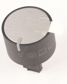Control Knobs - 9072222 Knob Ch 38 Black-inox With Print 13000a [Amica]