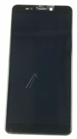 Wiko Display Unit - S101-aqy130-000 Tp-lcd Front Housing Assembly-black