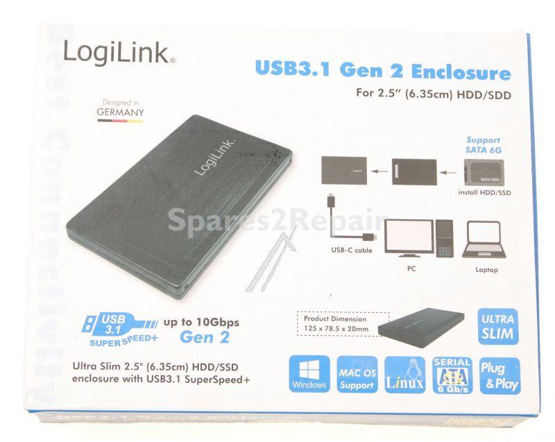 Logilink Hard Drive Enclosure 2,5" - FestplattengehÄuse , Sata, Usb 3.1 Gen2