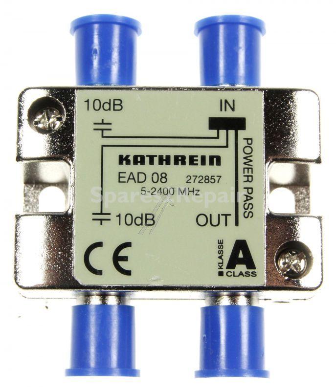 Kathrein 2 Way Aerial Splitter - Ead 08 2fach-f-abzweiger 11db 5-2400 Mhz