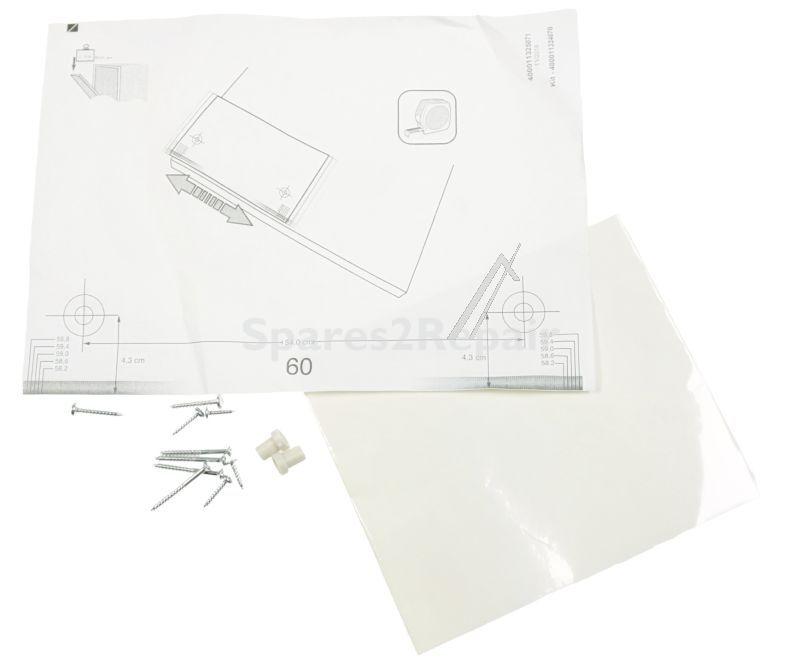 Fixation Plate - C00543155 488000543155 Installation Kit 45-60cm [Whirlpool Indesit]