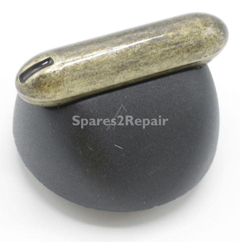 Control Knobs - C00570932 488000570932 Rustical Knob Anthracite Ph7 [Whirlpool Indesit]