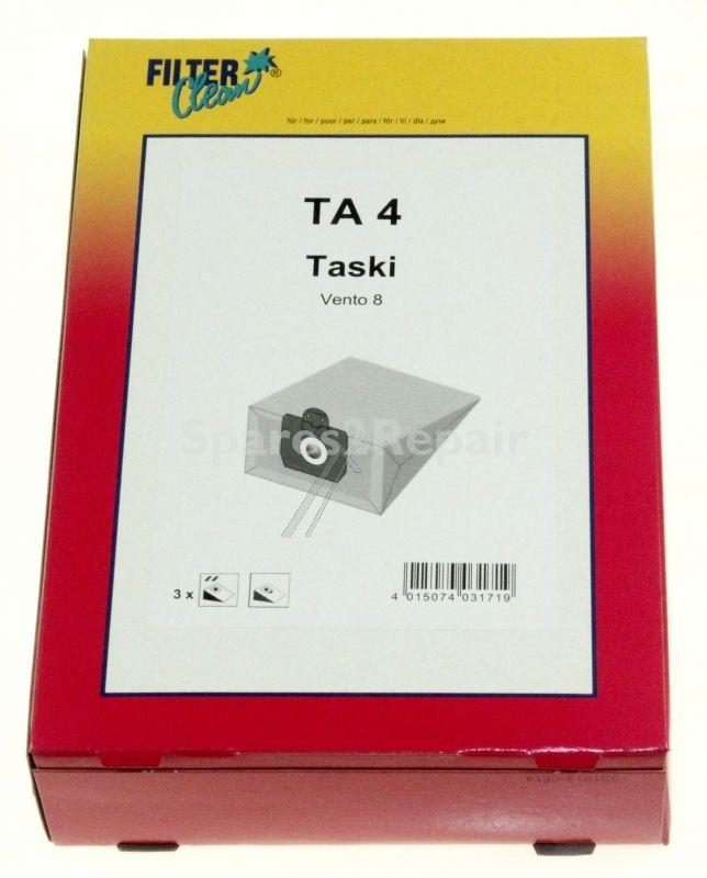 Filterclean Vacuum Cleaner Bags - Ta4 000796-k Dust Bags X 3