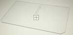 Glass Panel - C00628269 488000628269 Crisper Cover Glass W=466x281x4 [Whirlpool Indesit]