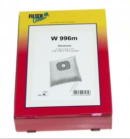 Filterclean Vacuum Cleaner Bags - W996m Fl0828-k Dust Bags X 4