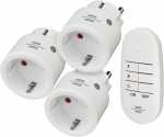 Brennenstuhl Rc Radio Power Outlet - Comfort-line Mini Funkschalt-set 3x Ip20