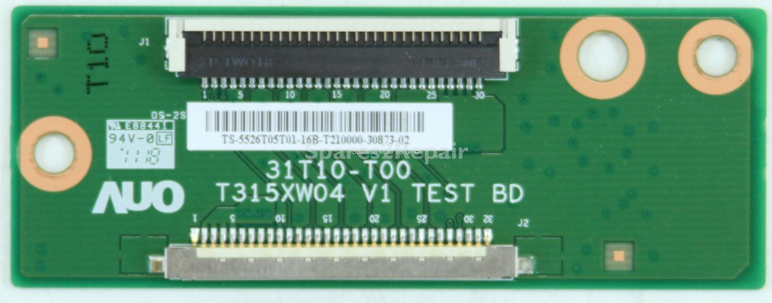 Bush BLCD26H8 - T-Con - T315XW04 V1 - 31T10-T00 - 55.26T05.T01