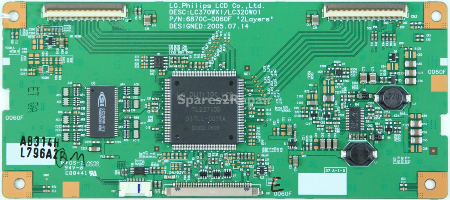 Goodmans LD3250HD - LVDS - 6871L-0796A - 6870C-0060F - LC370WX1-LC320W01