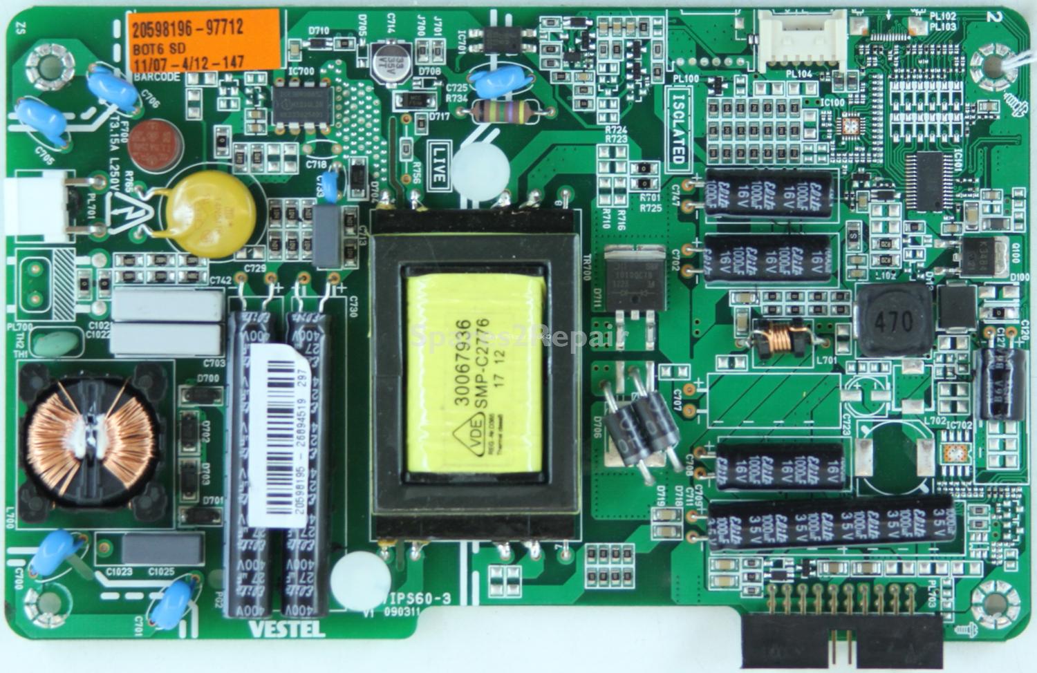 JMB JT0122002B/01 - PSU - 20598195 - 17IPS60-3 V1 - 090311