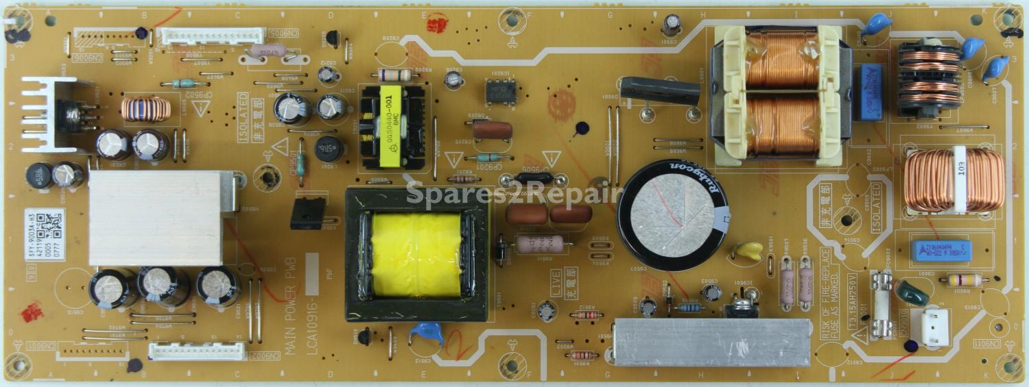 JVC LT-32DR1VJ - PSU - SFY-9003A-H3 - LCA10916 - LCB10916-001B