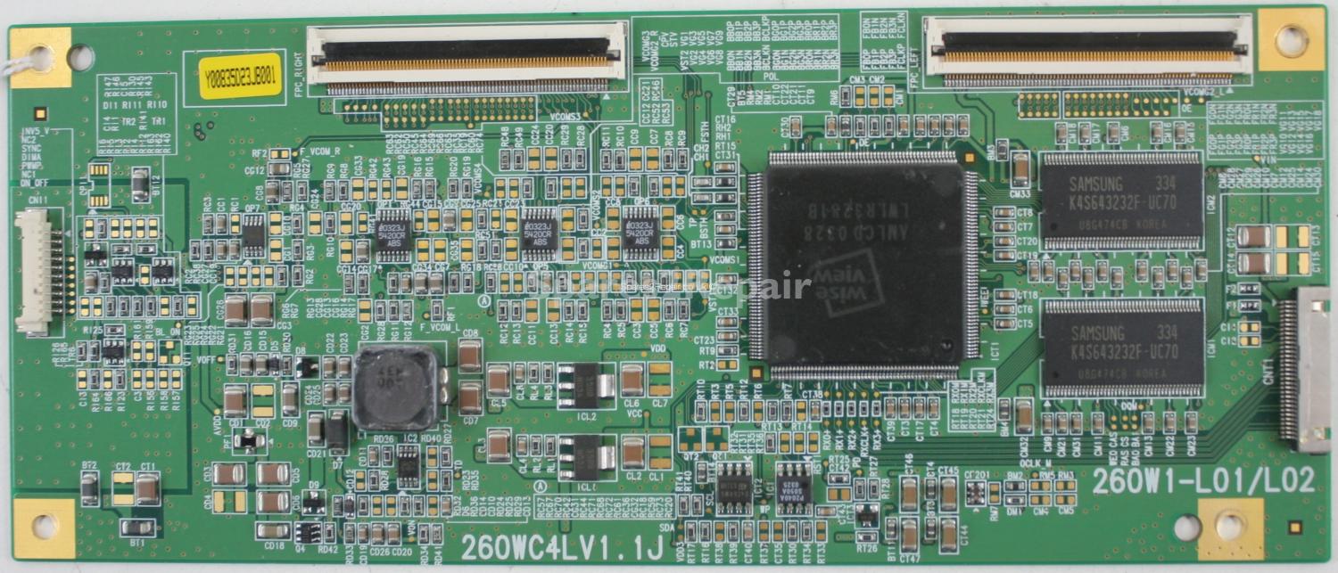 JVC LT-26C31BJE - T-Con - 260WC4LV1.1J - LJ94-00835D - 260W1-L01/L02