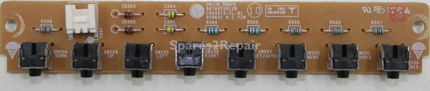 LG 20LC1RB - Buttons - 68709C0012B - CL-81 - 050831 - 20LC1R_ZG(KEY)