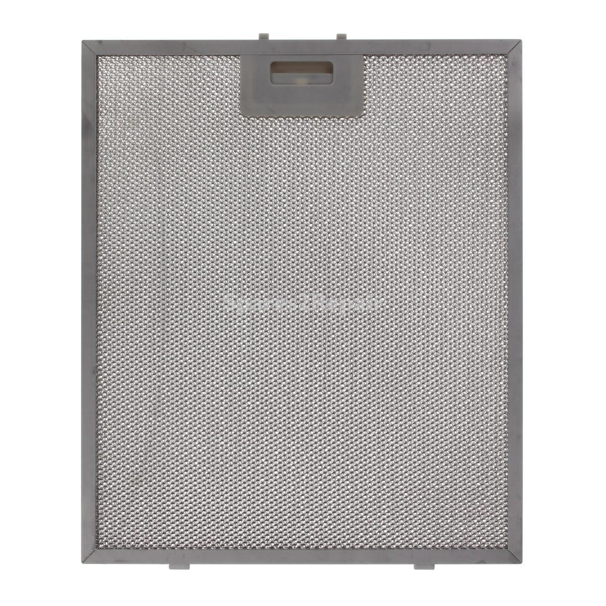Universal Wire Mesh Cooker Hood Filter, Handle Side Length 295mm, Plain Side Length 356mm, fits BSH