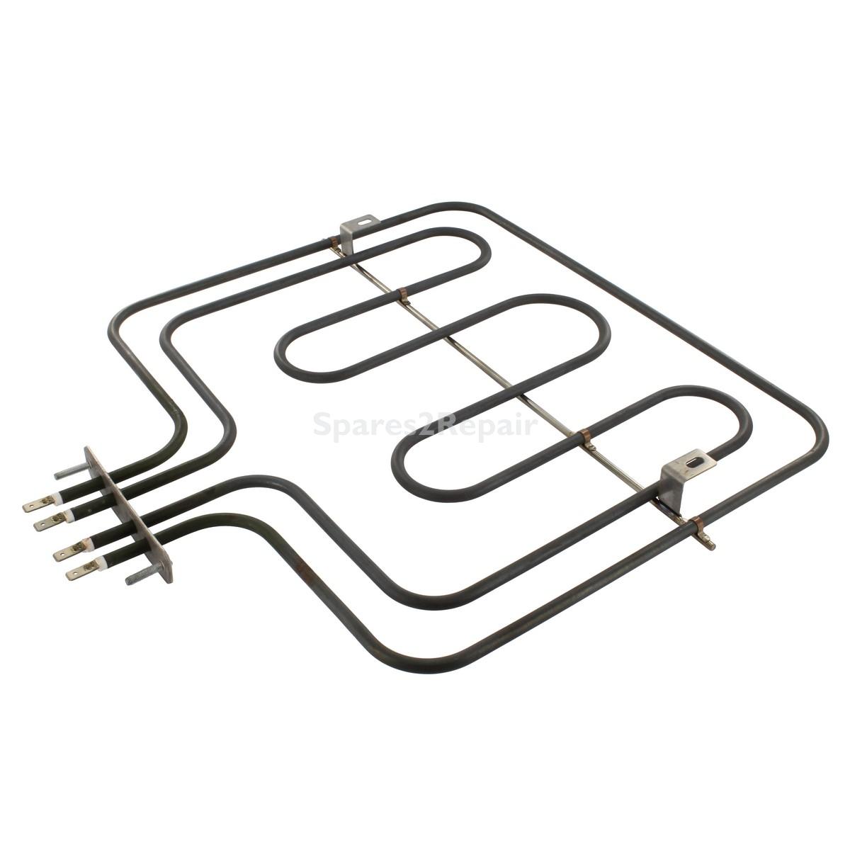 Compatible for AEG, Electrolux, Firenzi, John Lewis, Moffat, Parkinson Cowan, Tricity Bendix, Zanussi ZDQ595, U3100-4-M, ZUF270, U7101-4-M, ZCE7610 Series Grill Element (1400W & 1400W, 240V)