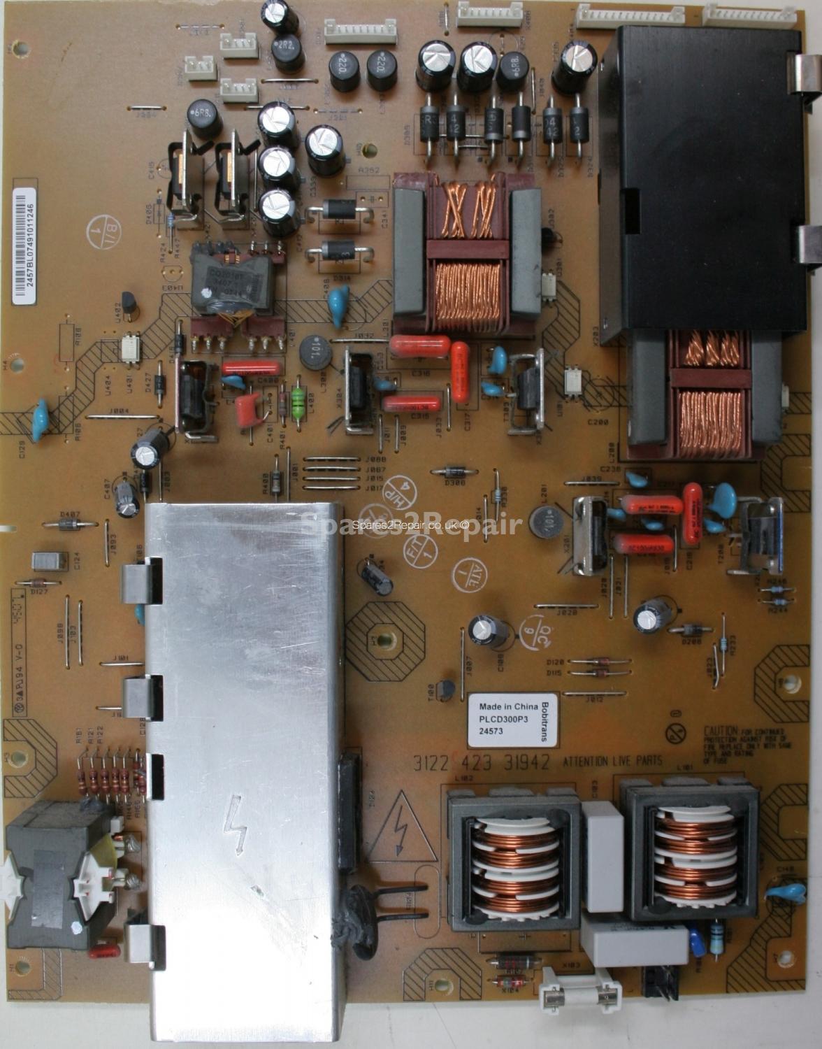 Philips 42PFL7662D - PSU - 3122 423 31942 - PLCD300P3 - 24573