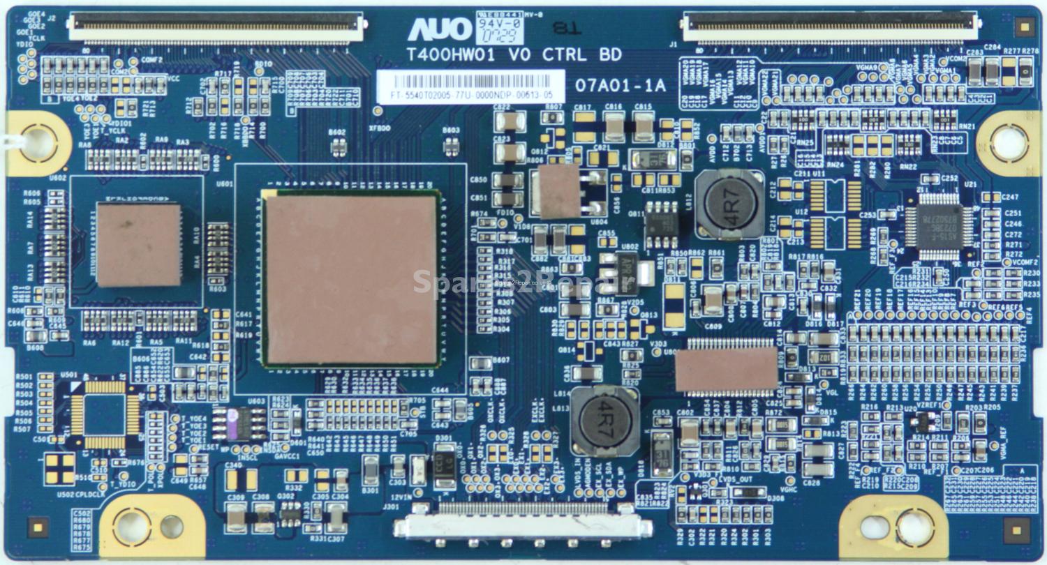 Samsung LE40M87BD - T-Con - 55.40T02.005 - T400HW01 V0 CTRL BD - 07A01-1A