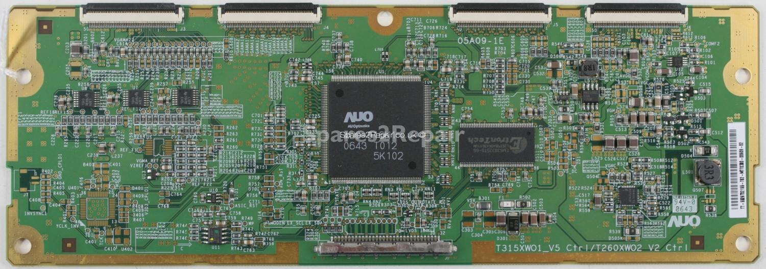 Samsung LE26R88BD - T-Con - 05A09-1E - 55.26T02.155 - T315XWO1_V5 Ctrl - T260XWO2 V2 Ctrl