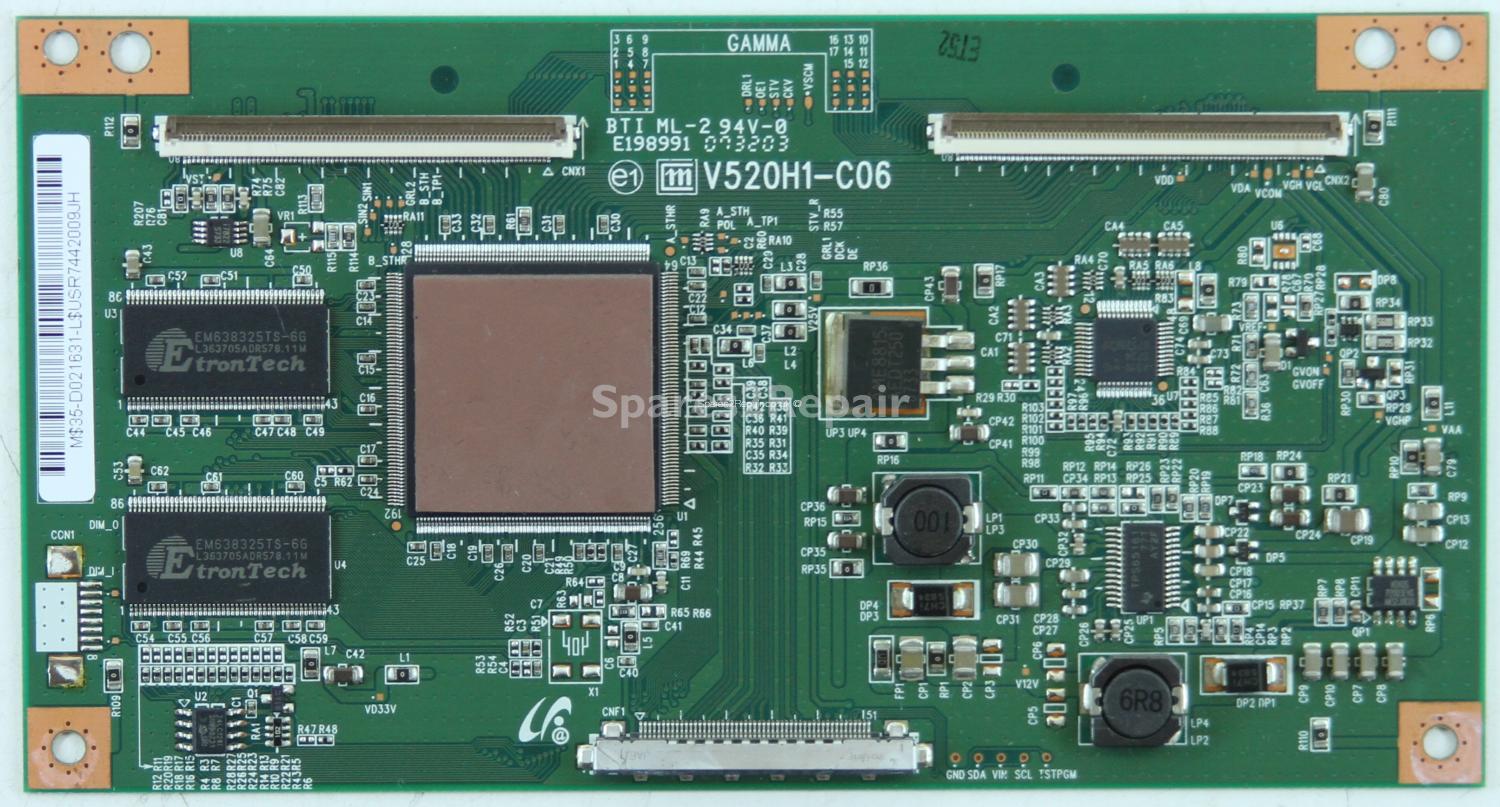 Samsung LE40N87BDX - T-Con - 35-D021631 - V520H1-C06