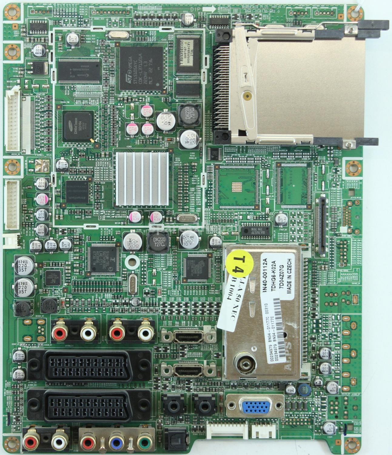 Samsung PS-50Q96HD - Main AV - BN94-01177C - BN94-01276M - BN41-00813D - BORDEAUX PLUS