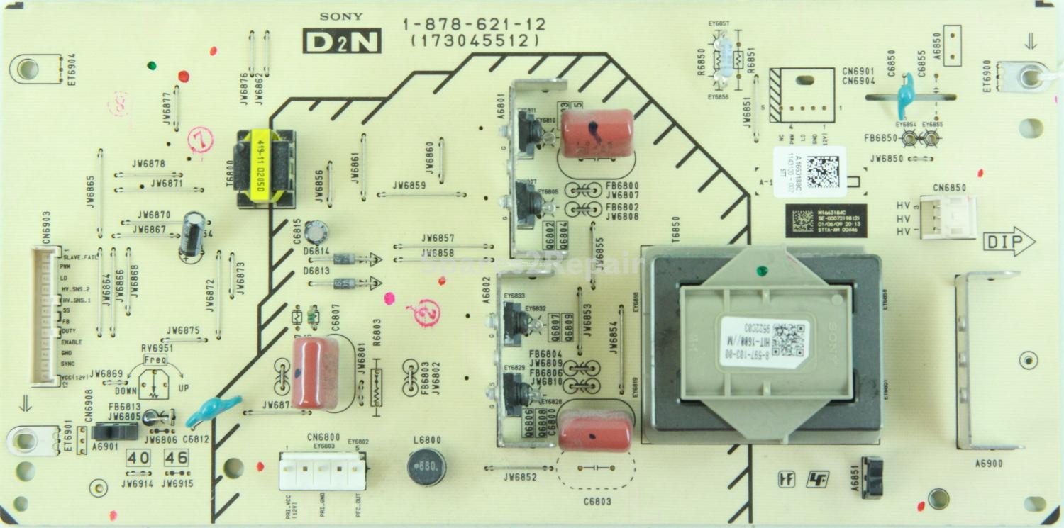 Sony KDL-40Z5500 - Sub PSU - 1-878-620-12 - 173045512 - A1663188C - D2N