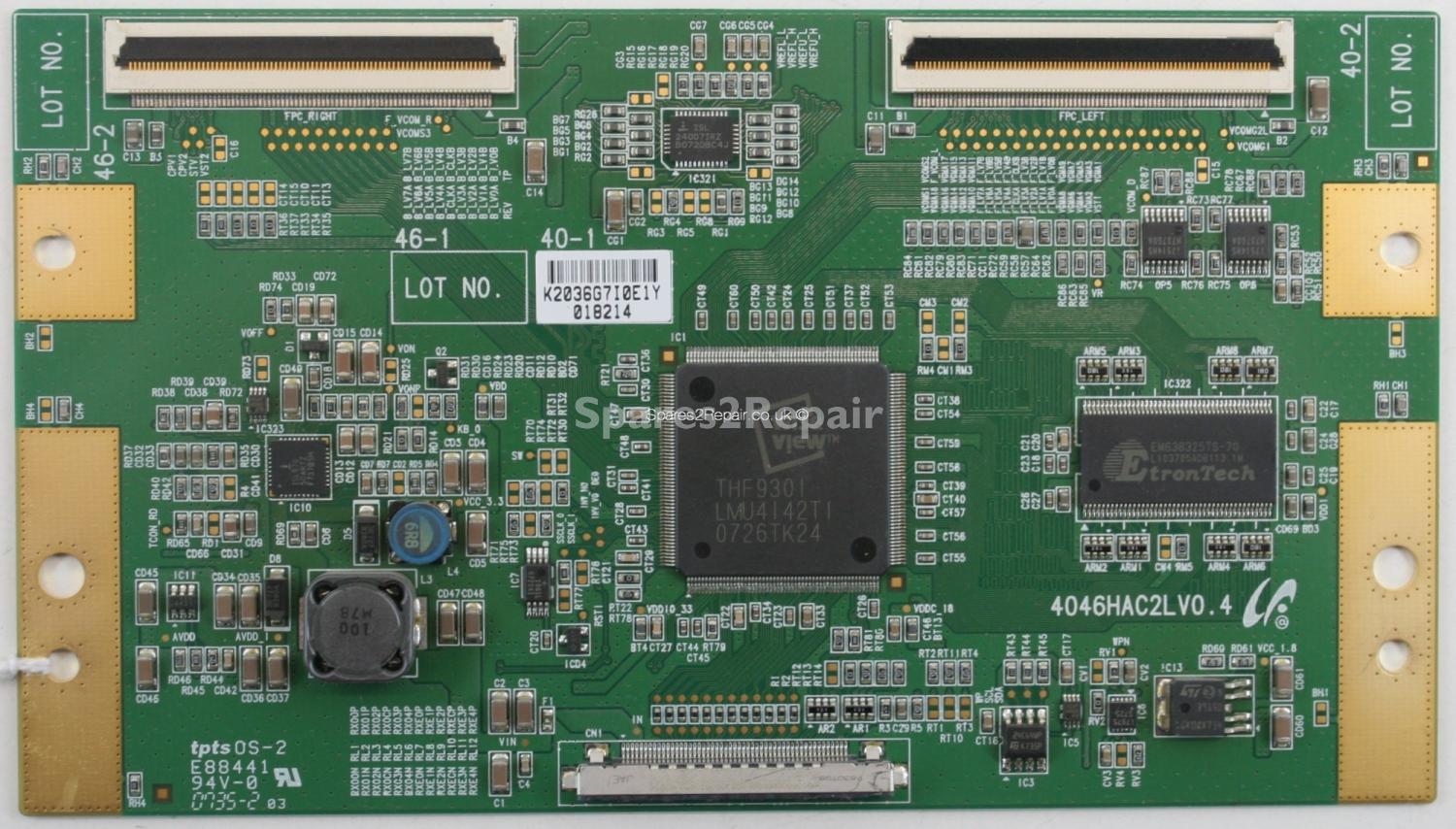 Sony KDL-40W2000 - T-CON - 4046HAC2LV0.4 - LJ94-02036G