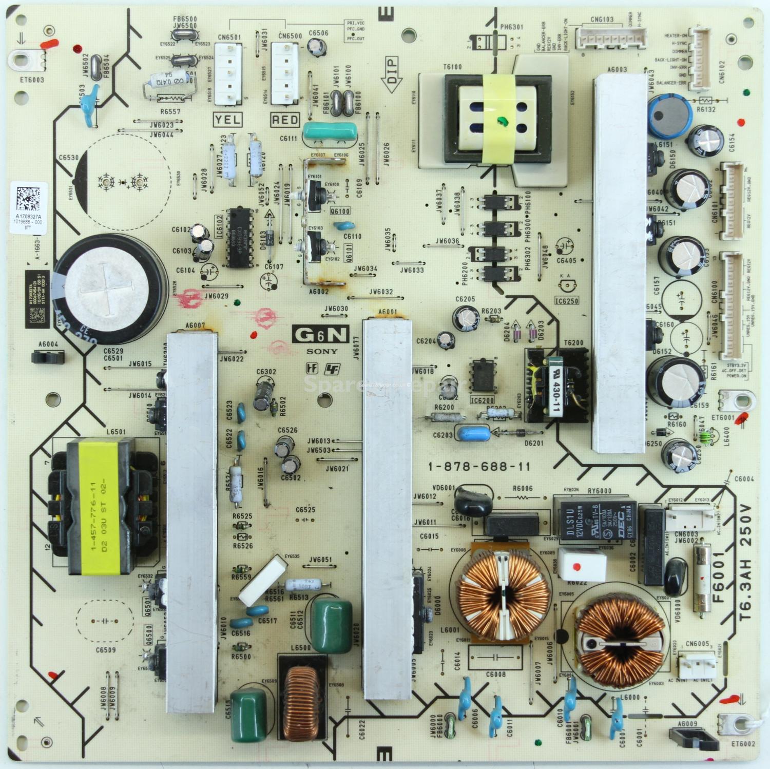 Sony KDL-40Z5500 - PSU - 1-878-688-11 - A1709327A